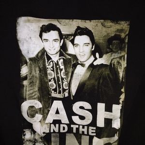 Johnny Cash and The King shirt.